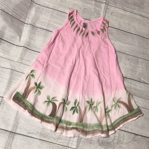 India Boutique Boho Sleeveless Dress Cover Up Size S